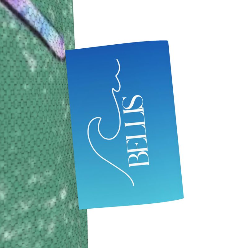 Everyday Tote Bag with Gusset Ski Skier Freestyle Snow Sports - Green