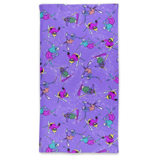 Neck Tube Scarf Ski Skier Freestyle Snow Sports - Purple