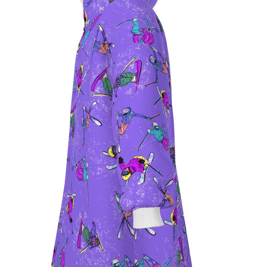 Waterproof Changing Dry Robe Ski Skier Snow Sports - Purple