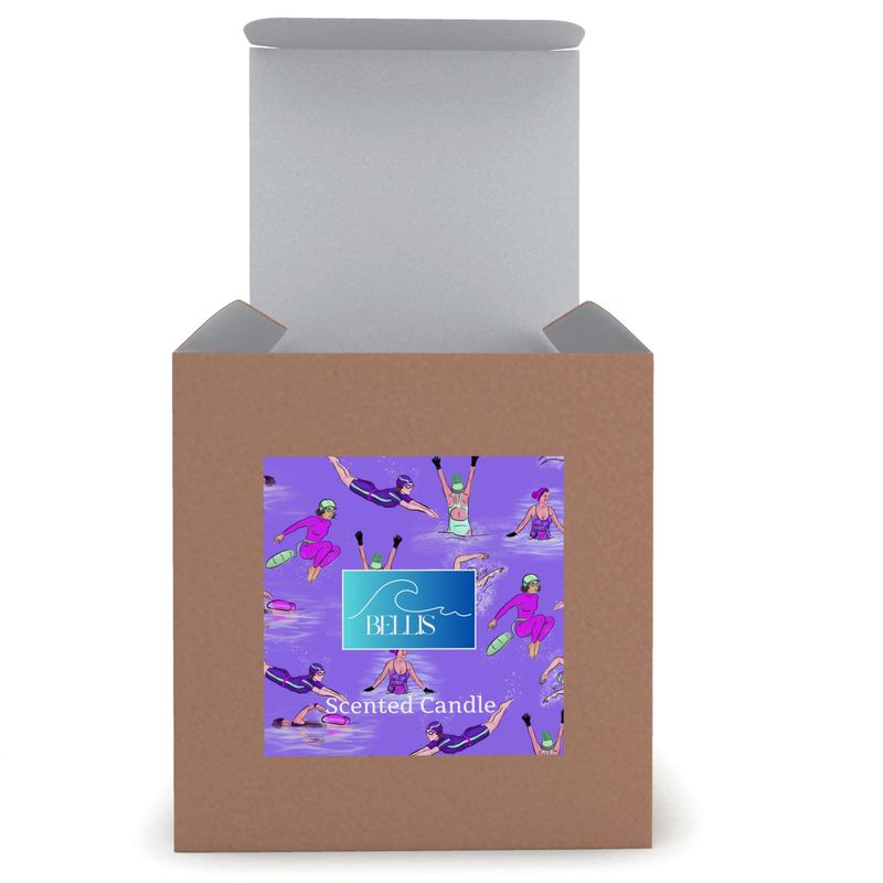 Scented Candle Wild Swim Cold Water Swimmer - Purple