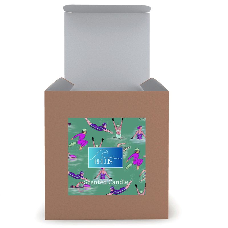 Scented Candle Wild Swim Cold Water Swimmer - Green