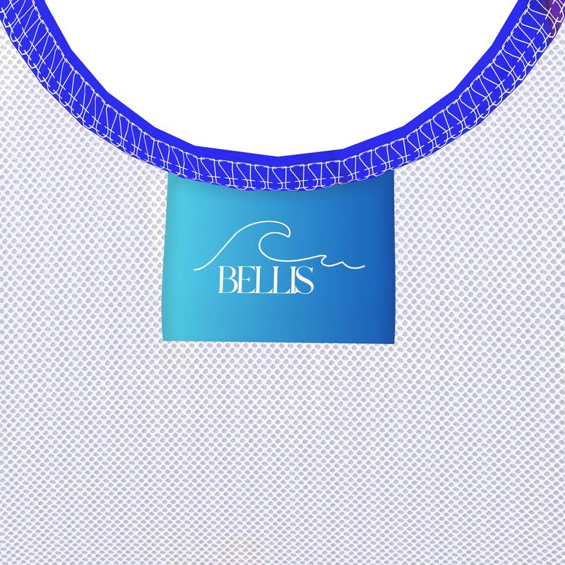 Ladies Swimsuit Kitesurfer girl Freestyle Jumping - Blue