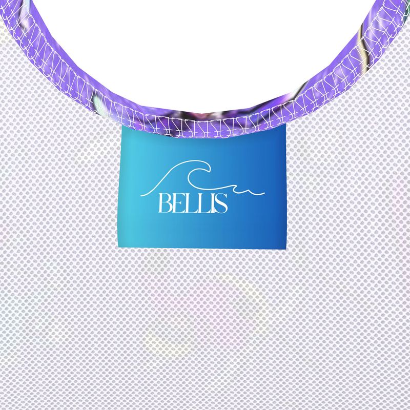 Ladies Swimsuit Ski Skier Freestyle Snow Sports - Purple