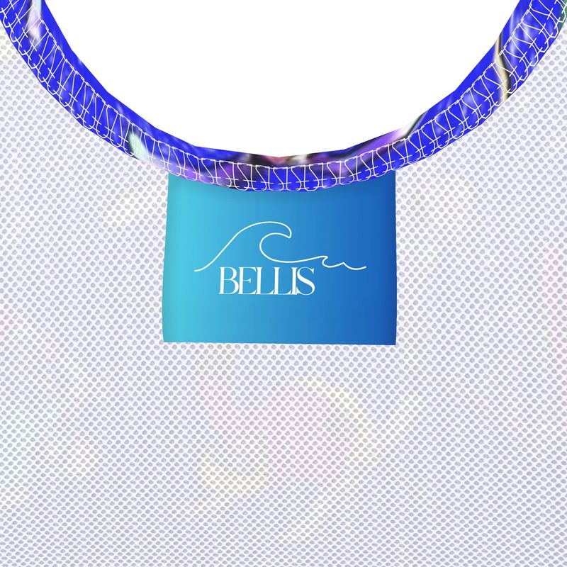 Ladies Swimsuit Ski Skier Freestyle Snow Sports - Blue