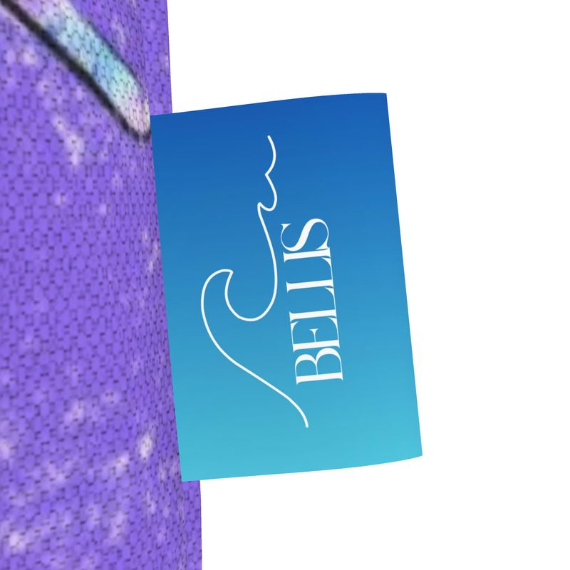 Everyday Tote Bag with Gusset Ski Skier Freestyle Snow Sports - Purple