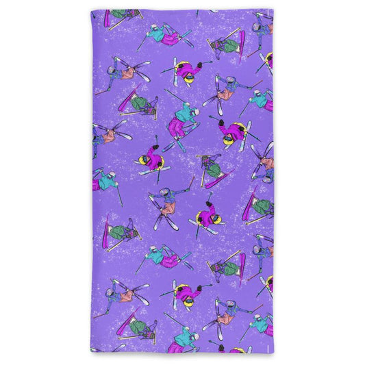 Neck Tube Scarf Ski Skier Freestyle Snow Sports - Purple