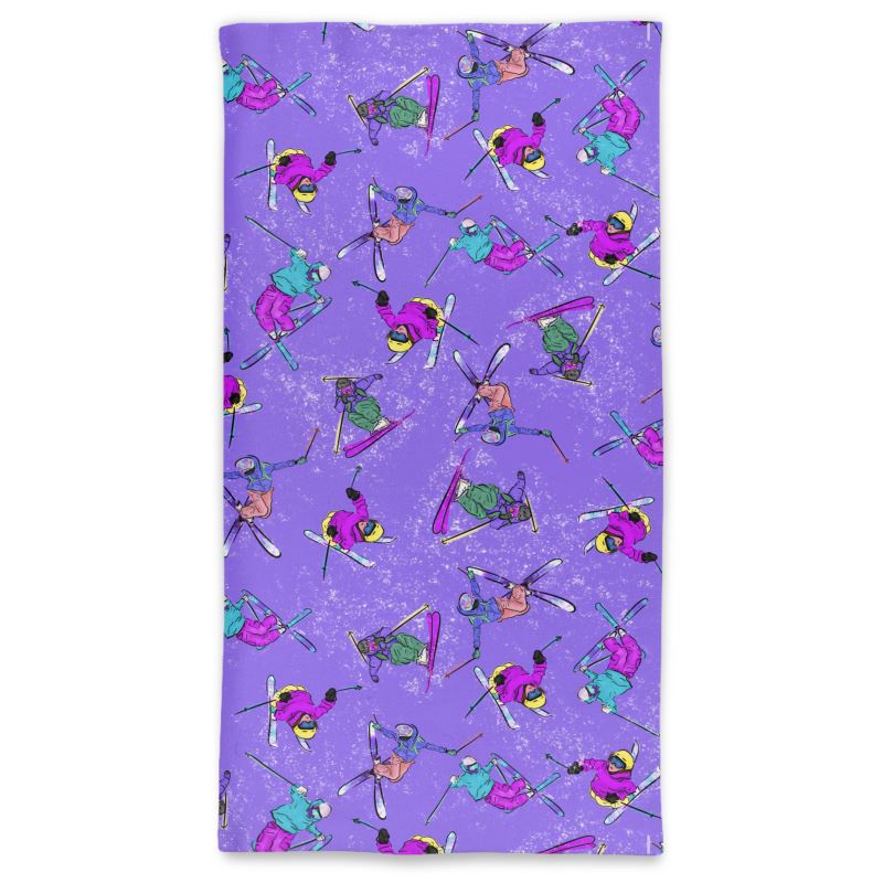 Neck Tube Scarf Ski Skier Freestyle Snow Sports - Purple