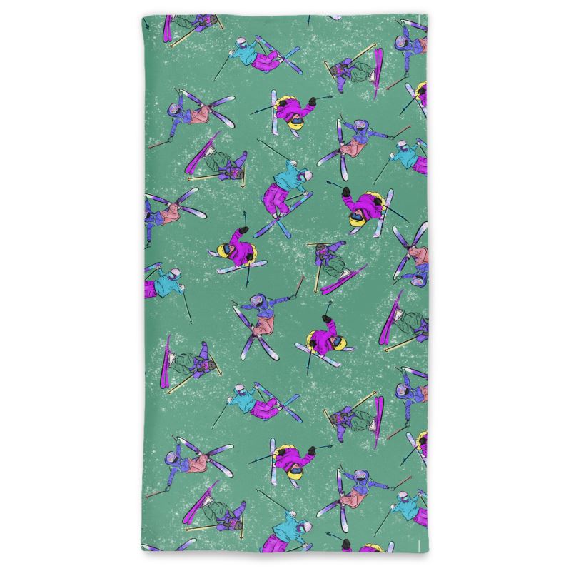 Neck Tube Scarf Ski Skier Freestyle Snow Sports - Green