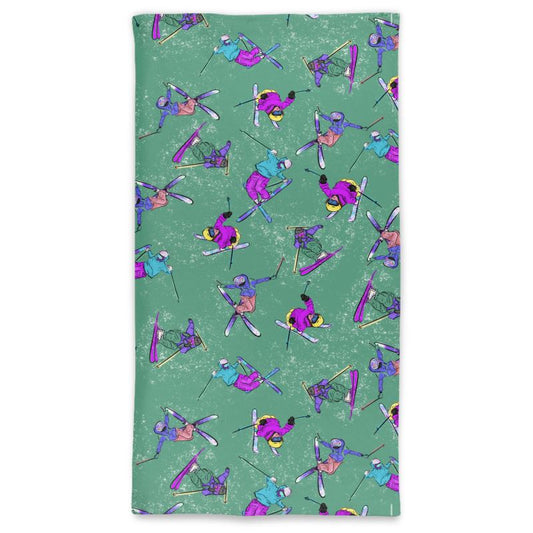 Neck Tube Scarf Ski Skier Freestyle Snow Sports - Green
