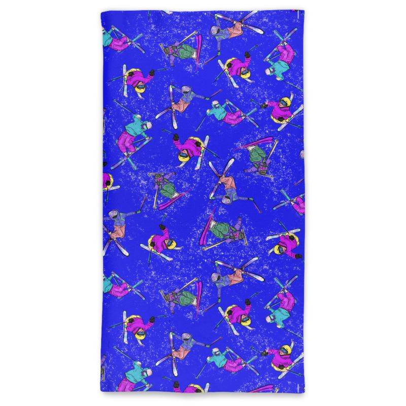 Neck Tube Scarf Ski Skier Freestyle Snow Sports - Blue