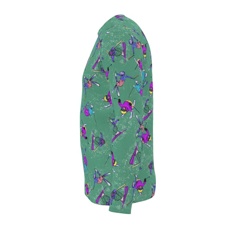 Mens Sports Breathable base Layer Long Sleeve Top Ski Skier