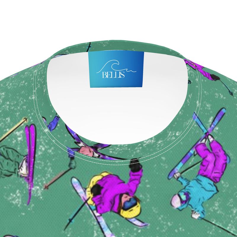 Mens Sports Breathable base Layer Long Sleeve Top Ski Skier