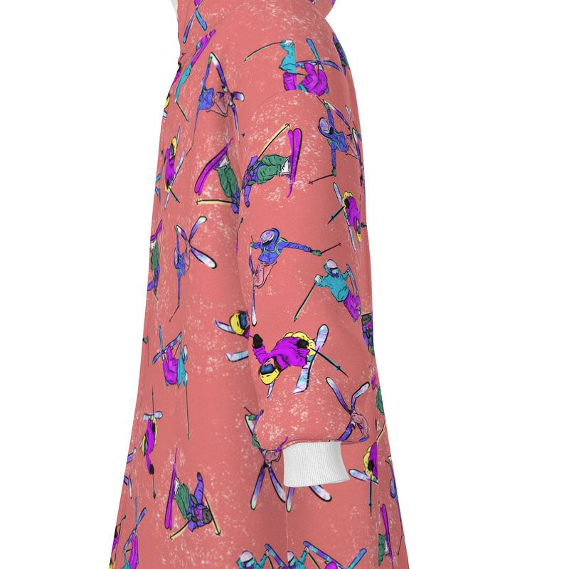 Waterproof Changing Dry Robe Ski Skier Snow Sports - Orange