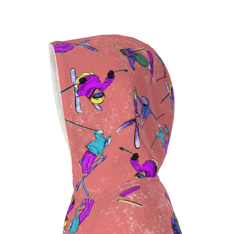 Waterproof Changing Dry Robe Ski Skier Snow Sports - Orange