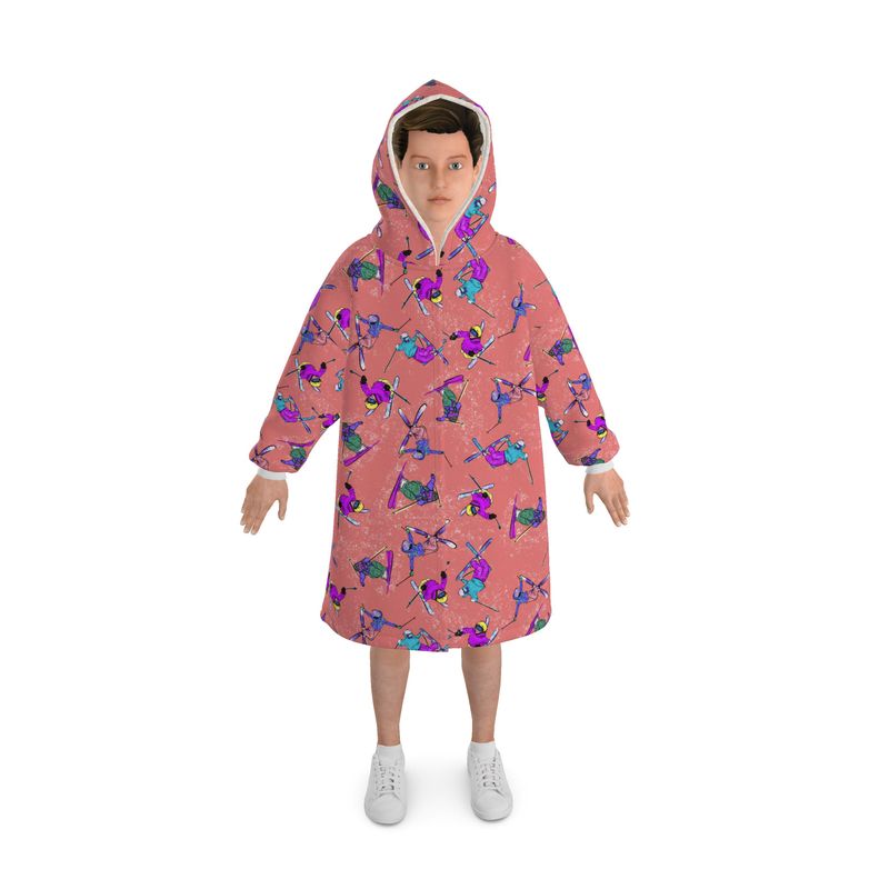 Waterproof Changing Dry Robe Ski Skier Snow Sports - Orange