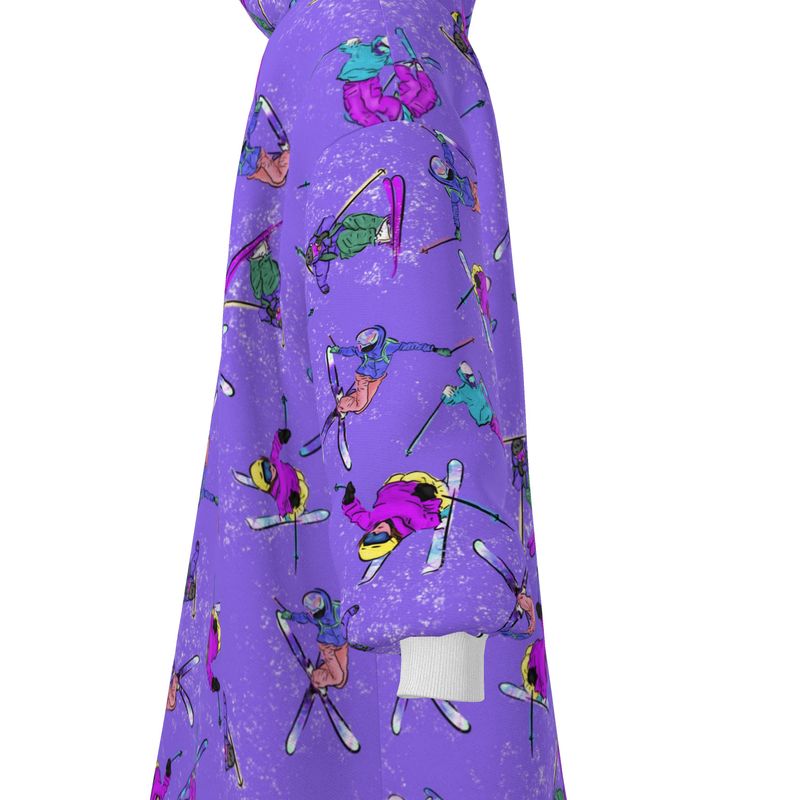 Waterproof Changing Dry Robe Ski Skier Snow Sports - Purple