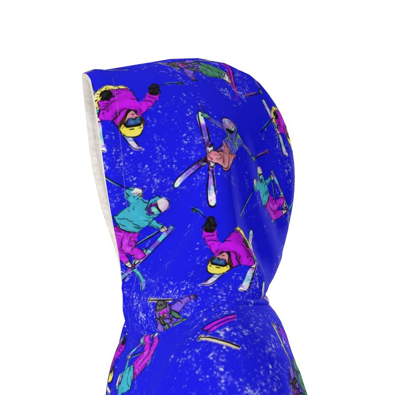 Waterproof Changing Dry Robe Ski Skier Snow Sports - Blue