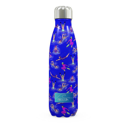 Stainless Steel Thermal Bottle Wild Swimmer Cold Water Swim - Blue
