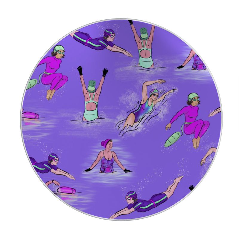 Scented Candle Wild Swim Cold Water Swimmer - Purple