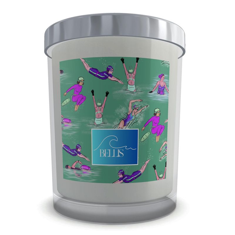 Scented Candle Wild Swim Cold Water Swimmer - Green
